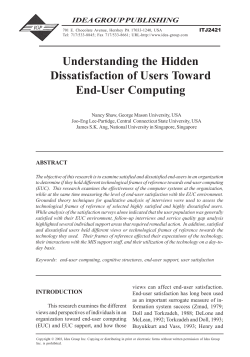Understanding the Hidden Dissatisfaction of Users Toward End