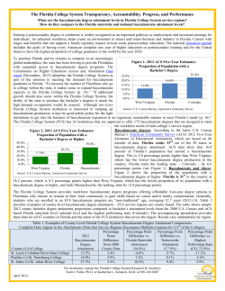 PDF, 116KB - The Florida College System