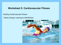 Building Cardiovascular Fitness