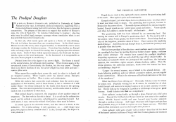 The Prodigal Daughter