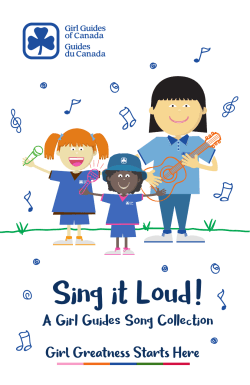 Sing it Loud - Girl Guides Ontario