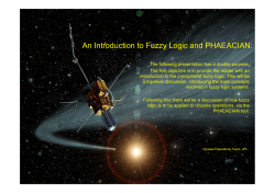 An Introduction to Fuzzy Logic and PHAEACIAN
