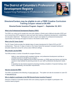 Director/Center Incentives FAQ