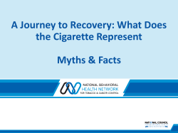 A Journey to Recovery: What Does the Cigarette Represent Myths
