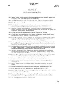 CHAPTER 38 Miscellaneous chemical products