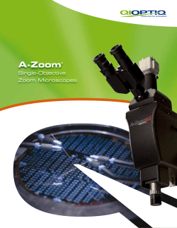 the A-Zoom Microscopes Brochure