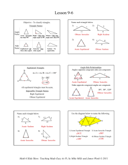 Lesson 9-6 - Math Slide Show