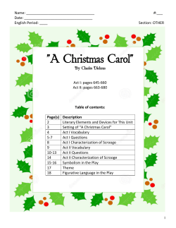 A Christmas Carol