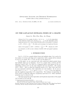 - Applicable Analysis and Discrete Mathematics