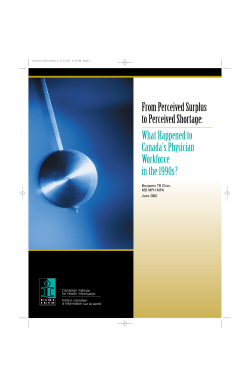 From Perceived Surplus to Perceived Shortage: What Happened to