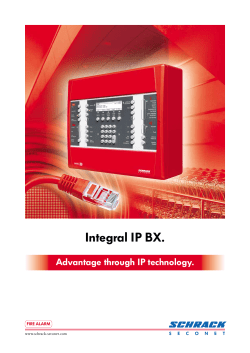 Integral IP BX. - Schrack Seconet