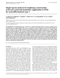 Single-sperm analysis for haplotype construction