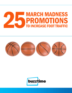25 March Madness Promotions to Increase Foot Traffic