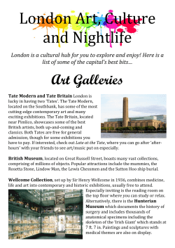 London Art, Culture and Nightlife