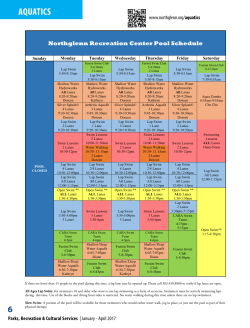 aquatics - City of Northglenn
