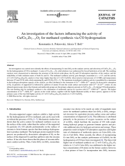 Journal of Catalysis 241