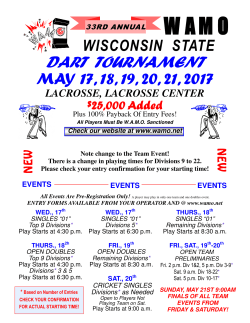 2017 Dart Poster - Northwest Coin Machine