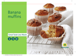 Banana muffins