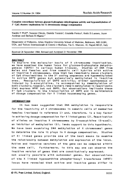 Complete concordance between glucose-6