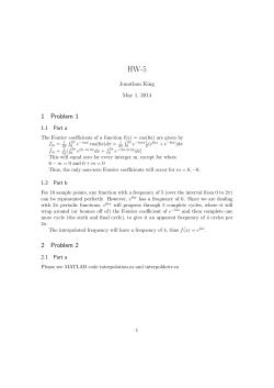 Homework #5 pdf