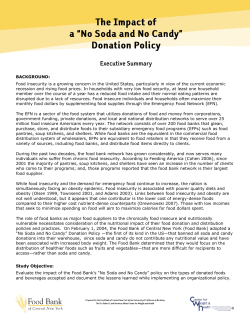 Executive Summary of Inventory Project