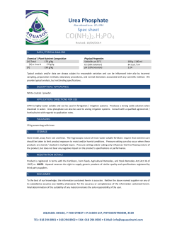 CO(NH2)2.H3PO4 - Aquasol Nutri
