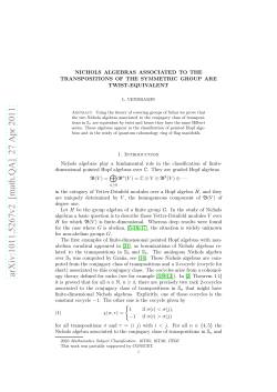 Nichols algebras associated to the transpositions of the symmetric