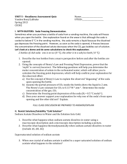 UNIT 5 &ndash; Readiness Assessment Quiz Name: Vanden Bout/LaBr