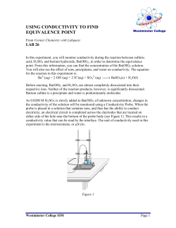 using conductivity to find equivalence point