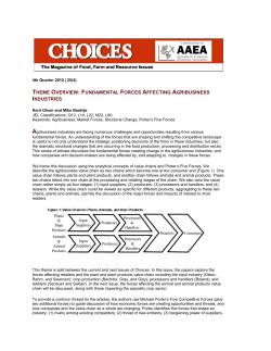 theme overview: fundamental forces affecting