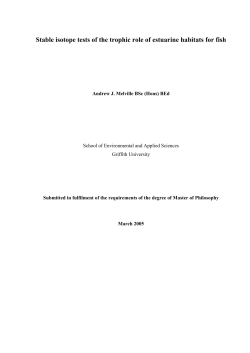 Stable isotope tests of the trophic role of