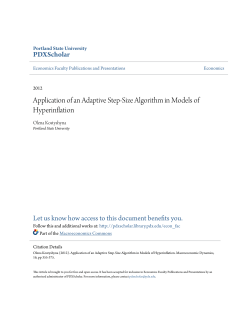 Application of an Adaptive Step-Size Algorithm in