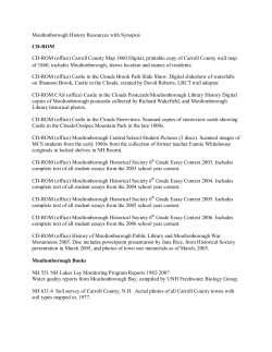 Moultonborough History Resources with Synopsis CD