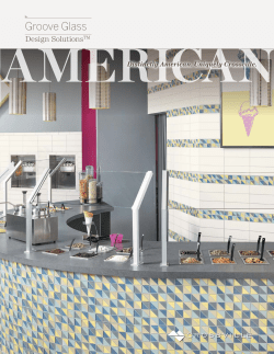 Groove Glass - Crossville Inc.