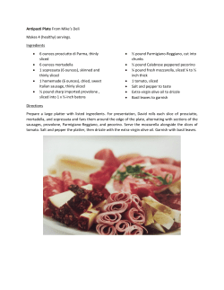 Antipasti Plate From Mike`s Deli Makes 4 (healthy) servings