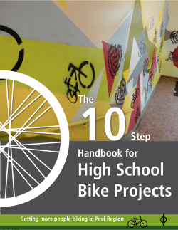 The 10 Step Handbook for High School Bike Projects