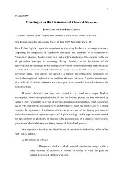 - Philsci