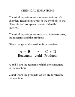 reactions 1
