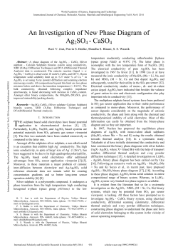 An Investigation of New Phase Diagram of Ag2SO4