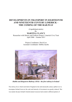 DEVELOPMENTS IN TRANSPORT IN EIGHTEENTH