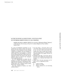 ON THE STATISTICAL EXPECTATION AND EVALUATION OF