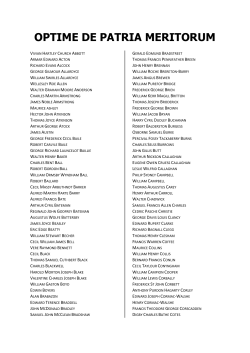 names of Trinity staff, students and alumni
