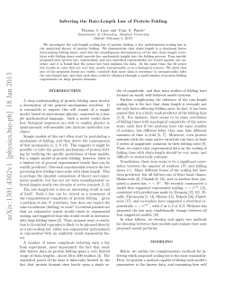 Inferring the Rate-Length Law of Protein Folding