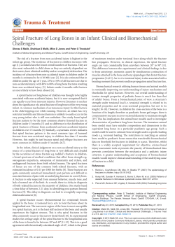 Spiral Fracture of Long Bones in an Infant: Clinical and