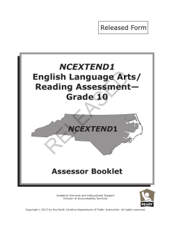 ncextend1 - North Carolina Public Schools