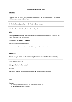 National 5 Portfolio Guide Notes Question 1 Explain in detail the