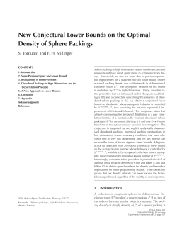 New Conjectural Lower Bounds on the Optimal Density of Sphere