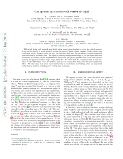 Gas spreading on a heated wall wetted by liquid