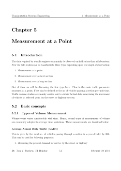Chapter 5 Measurement at a Point