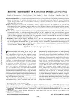 Robotic Identification of Kinesthetic Deficits After Stroke